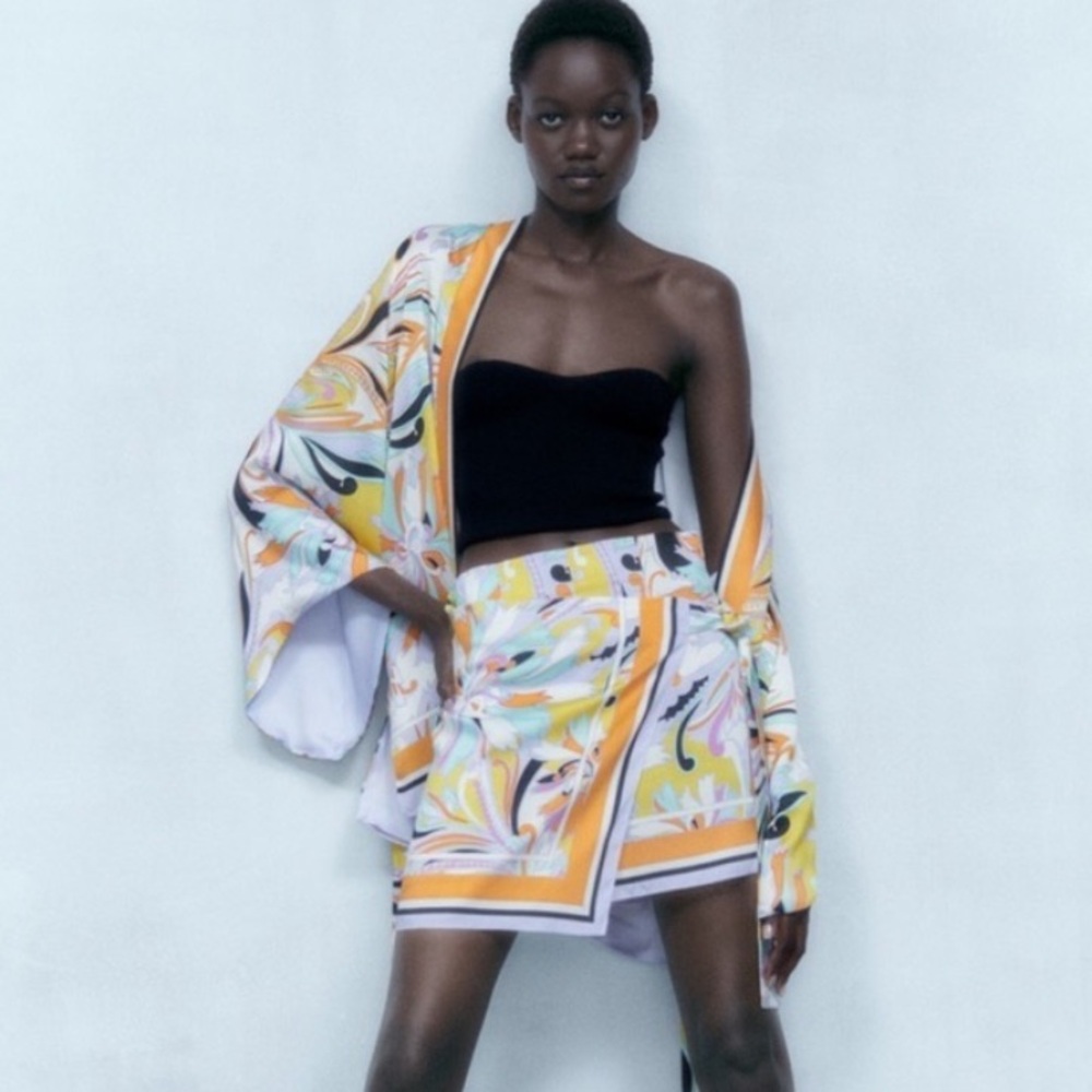 Zara Multicolor Kimono